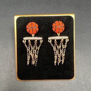 Baublebar Shoot Your Shot Basketball Hoop Earrings Game Day March Madness